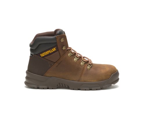 Caterpillar CAT Charge Waterproof Alloy Toe Moški Delovni Čevlji Rjave | CAT-027EC