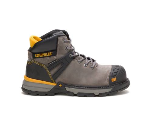 Caterpillar CAT Excavator Superlite Waterproof Carbon Composite Toe Moški Delovni Čevlji Modre Sive | CAT-801KO