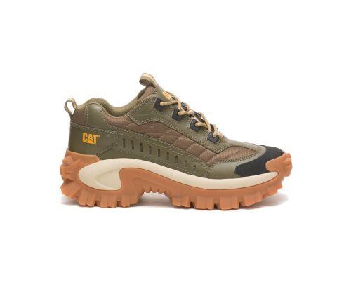 Caterpillar CAT Intruder Shoe Moški Casual Čevlji Temno Olivno Zelene Rjave | CAT-460BA