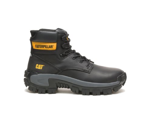 Caterpillar CAT Invader Hi Steel Toe Moški Delovni Čevlji Črne | CAT-856QU