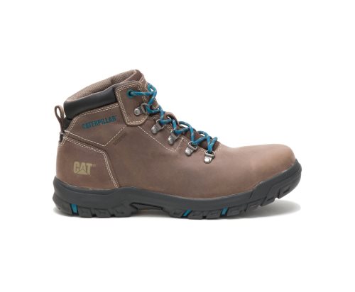 Caterpillar CAT Mae Steel Toe Waterproof Ženske Delovni Čevlji Rjave | CAT-691JX