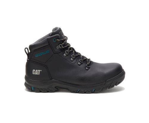 Caterpillar CAT Mae Steel Toe Waterproof Ženske Delovni Čevlji Črne | CAT-974GJ