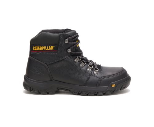 Caterpillar CAT Outline Steel Toe Moški Delovni Čevlji Črne | CAT-259RM