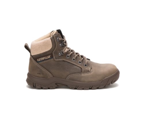 Caterpillar CAT Tess Steel Toe Ženske Delovni Čevlji Temno Sive | CAT-803UO