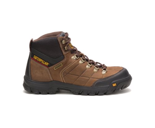 Caterpillar CAT Threshold Waterproof Moški Delovni Čevlji Rjave | CAT-758XL