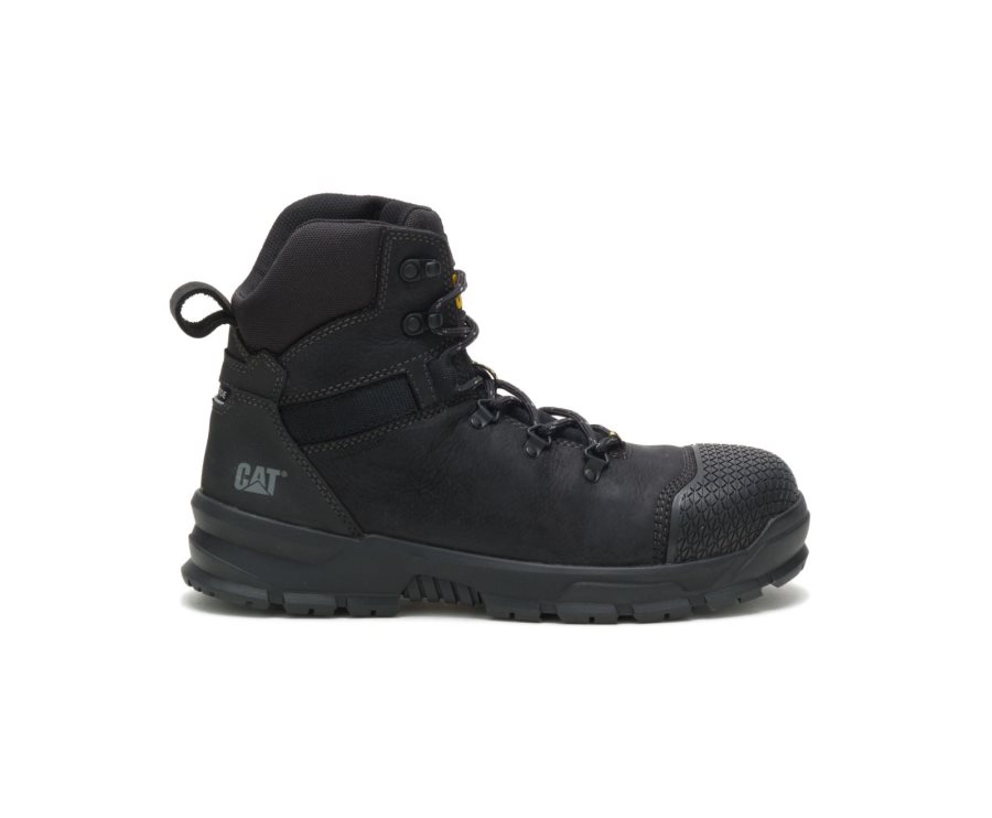 Caterpillar CAT Accomplice X Waterproof Steel Toe Moški Delovni Čevlji Črne | CAT-107KB