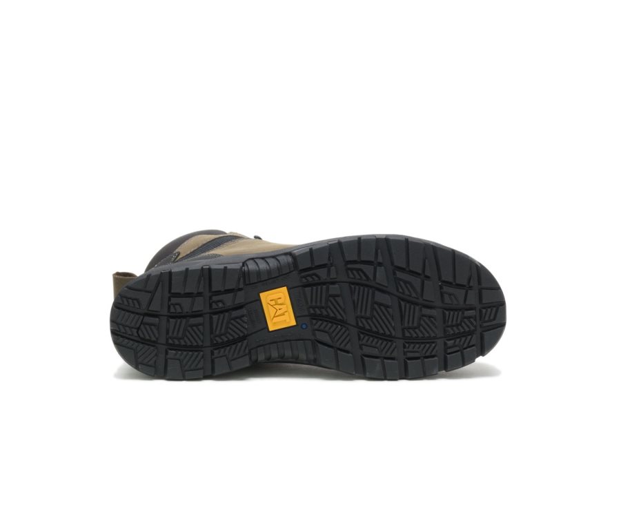 Caterpillar CAT Accomplice X Waterproof Steel Toe Moški Delovni Čevlji Olivno Zelene Črne | CAT-549JO