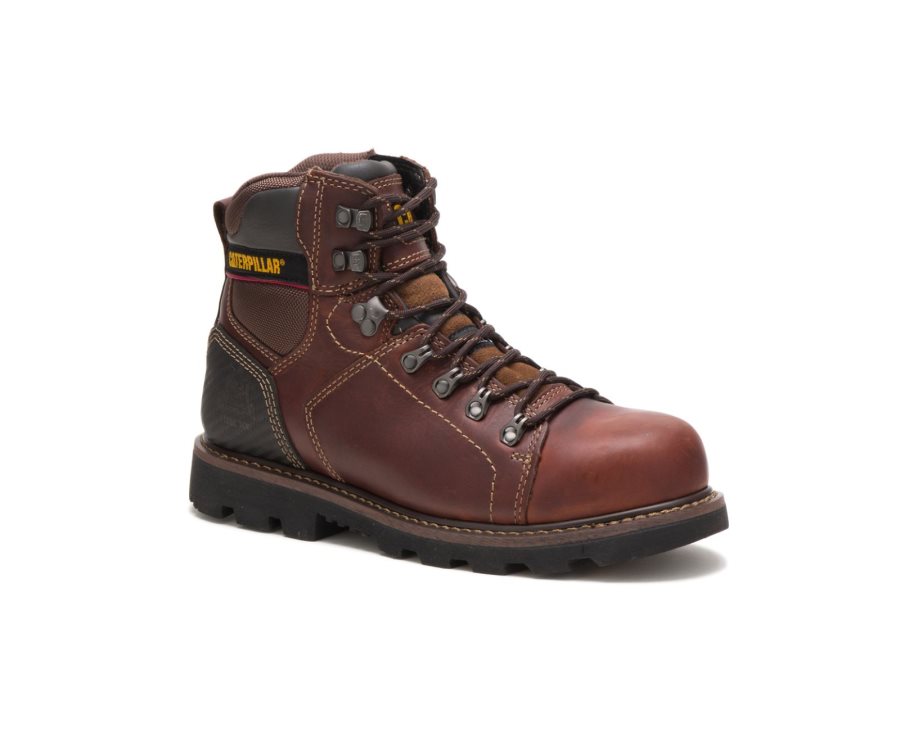 Caterpillar CAT Alaska 2.0 Steel Toe Moški Delovni Čevlji Rjave | CAT-314GU