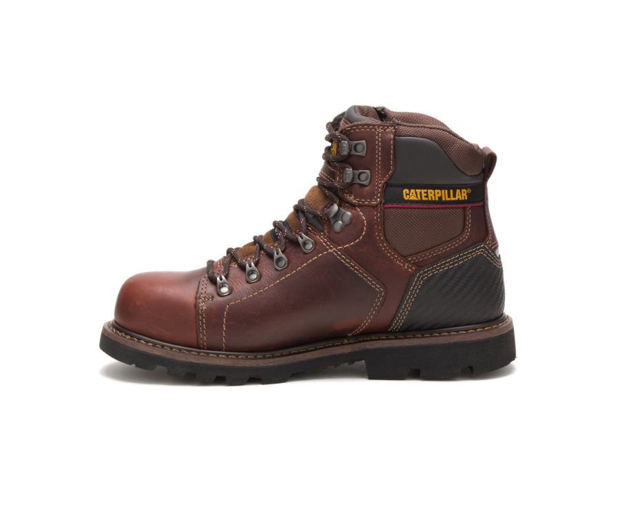 Caterpillar CAT Alaska 2.0 Steel Toe Moški Delovni Čevlji Rjave | CAT-314GU