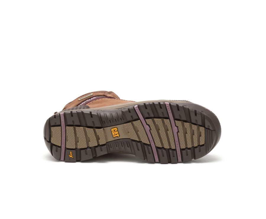 Caterpillar CAT Ally Waterproof Composite Toe Ženske Delovni Čevlji Rjave | CAT-513ZI