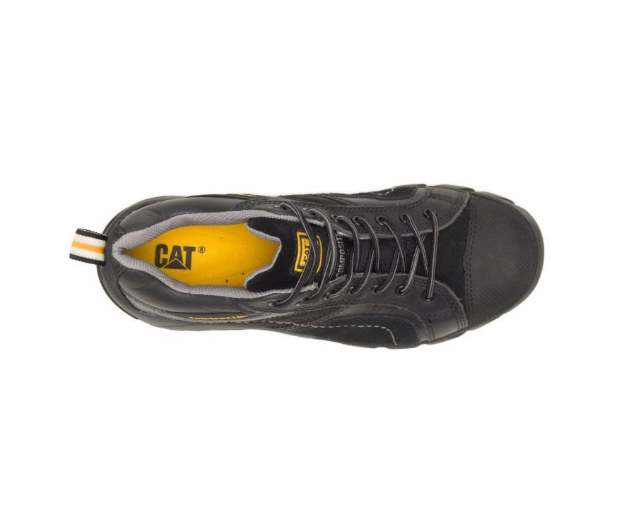 Caterpillar CAT Argon Composite Toe Moški Delovni Čevlji Črne | CAT-974HS