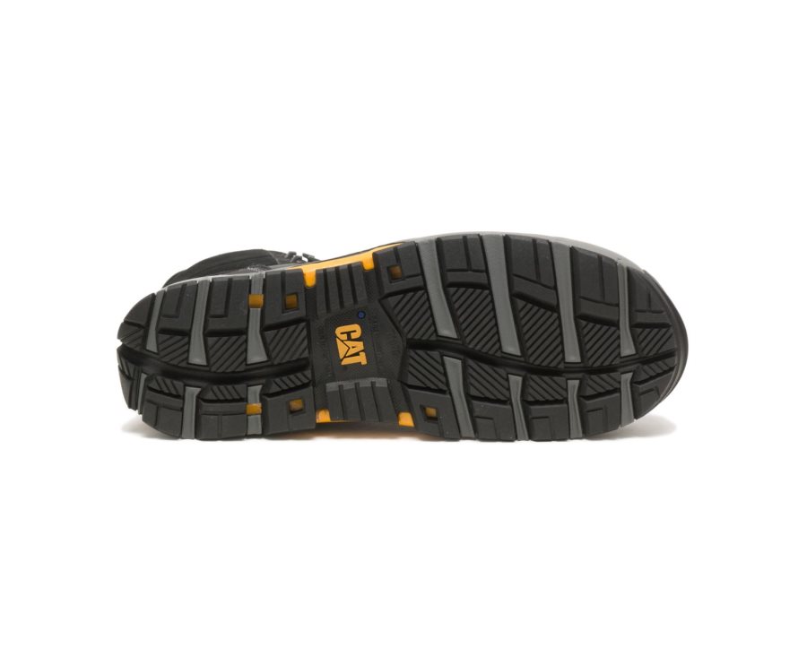 Caterpillar CAT CAT EDGE Waterproof Nano Toe Moški Delovni Čevlji Črne | CAT-852IB