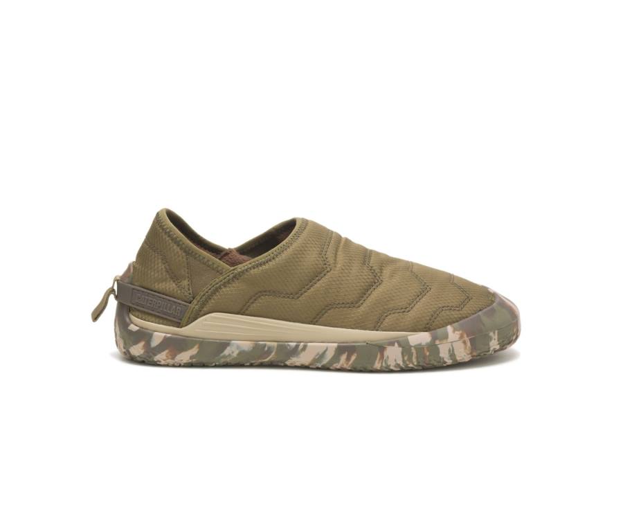 Caterpillar CAT Crossover Slip On Ženske Casual Čevlji Temno Olivno Zelene | CAT-766KO