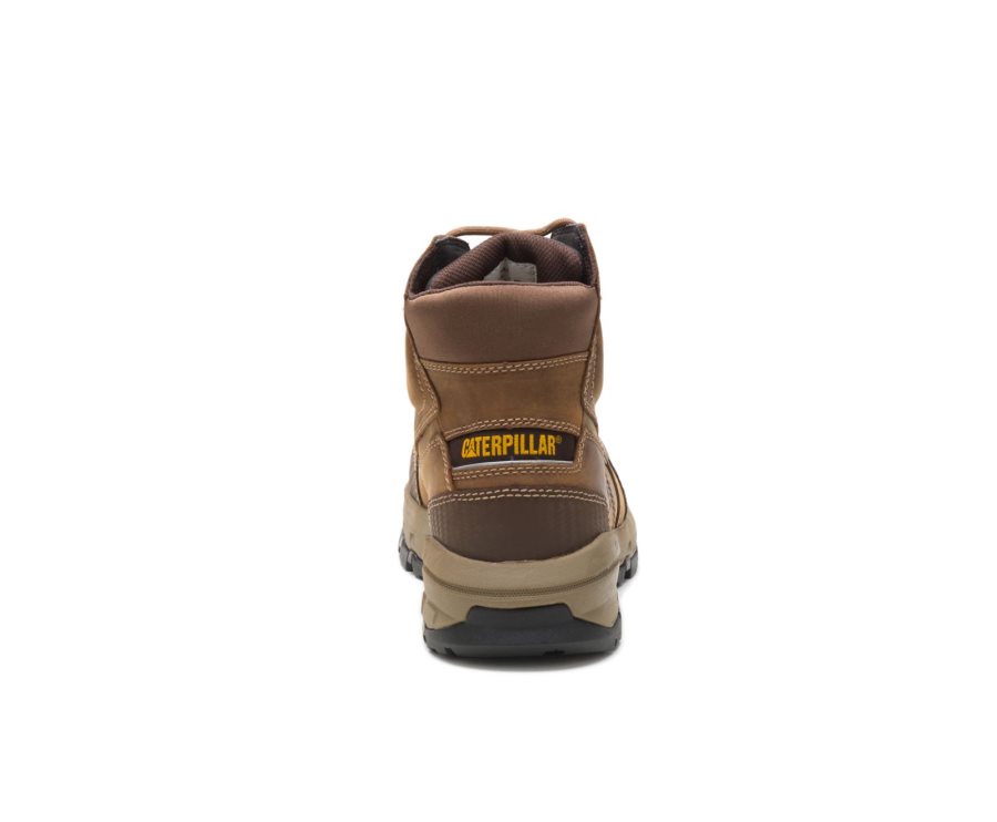 Caterpillar CAT Device Waterproof Composite Toe Moški Delovni Čevlji Temno Bež | CAT-240GD