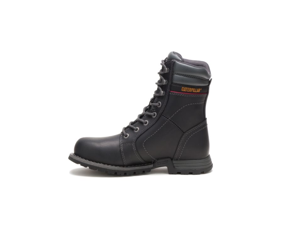 Caterpillar CAT Echo Waterproof Steel Toe Ženske Delovni Čevlji Črne | CAT-385GE