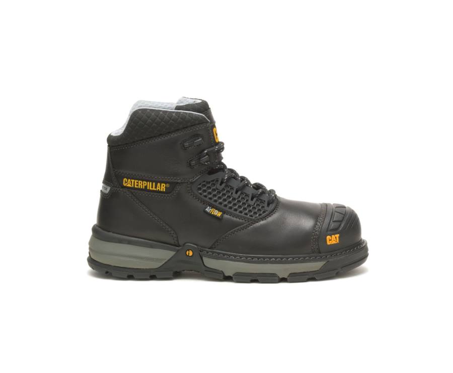 Caterpillar CAT Excavator Superlite Cool Carbon Composite Toe Moški Delovni Čevlji Črne | CAT-785KO