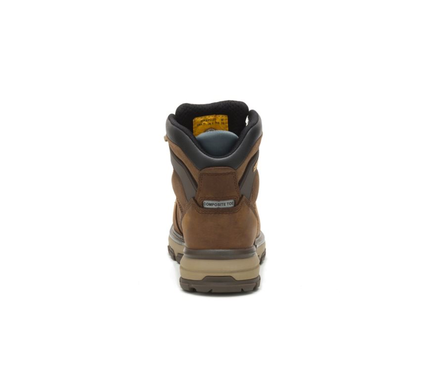 Caterpillar CAT Excavator Superlite Waterproof Thinsulate™ Nano Toe Ženske Delovni Čevlji Temno Rjave | CAT-015KD