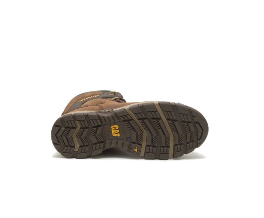 Caterpillar CAT Excavator Superlite Waterproof Thinsulate™ Nano Toe Ženske Delovni Čevlji Temno Rjave | CAT-015KD