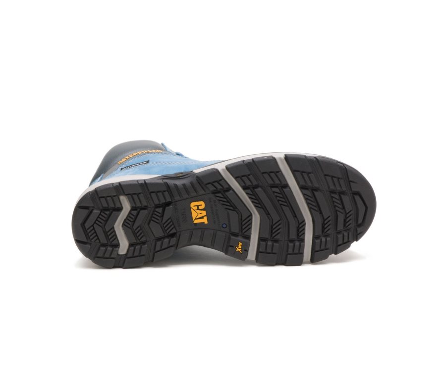 Caterpillar CAT Excavator Superlite Waterproof Nano Toe Ženske Delovni Čevlji Modre | CAT-092FB