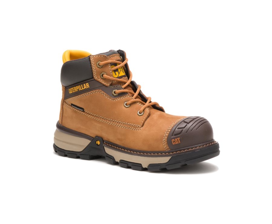 Caterpillar CAT Excavator Superlite Waterproof Nano Toe Ženske Delovni Čevlji Rjave | CAT-459UL