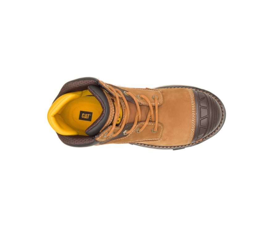 Caterpillar CAT Excavator Superlite Waterproof Nano Toe Ženske Delovni Čevlji Rjave | CAT-459UL