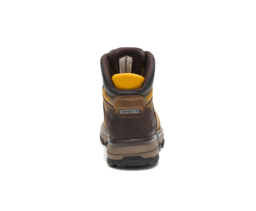 Caterpillar CAT Excavator Superlite Waterproof Nano Toe Moški Delovni Čevlji Temno | CAT-690AM