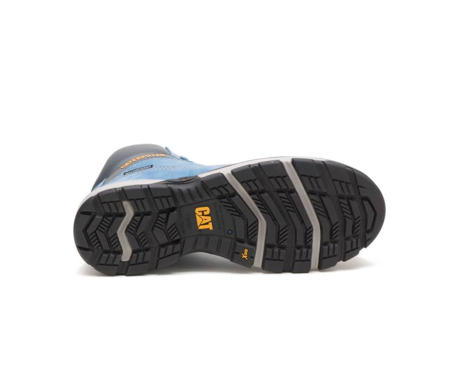 Caterpillar CAT Excavator Superlite Waterproof Carbon Composite Toe Ženske Delovni Čevlji Modre | CAT-744KO