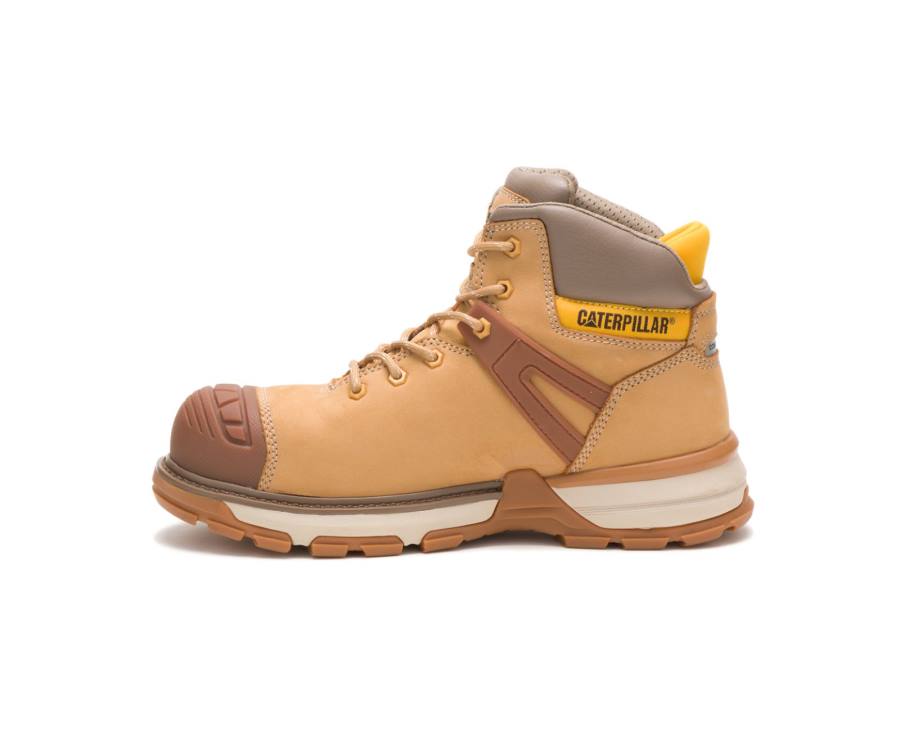 Caterpillar CAT Excavator Superlite Waterproof Carbon Composite Toe Moški Delovni Čevlji Oranžne | CAT-800KO