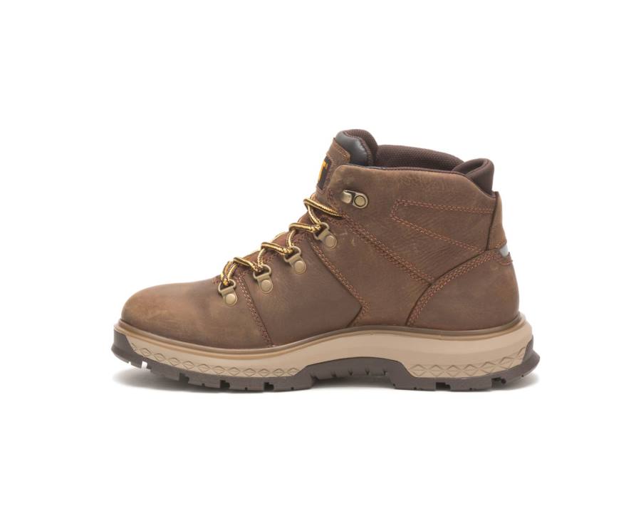 Caterpillar CAT Exposition Hiker Waterproof Moški Delovni Čevlji Rjave | CAT-789KO