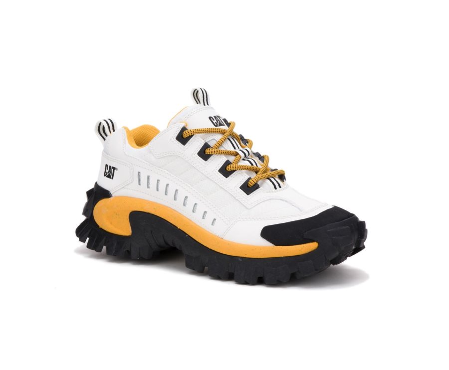 Caterpillar CAT Intruder Shoe Moški Casual Čevlji Bele Rumene | CAT-493ZM