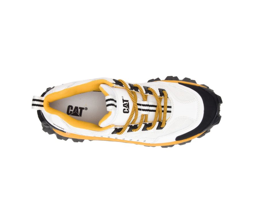 Caterpillar CAT Intruder Shoe Moški Casual Čevlji Bele Rumene | CAT-493ZM