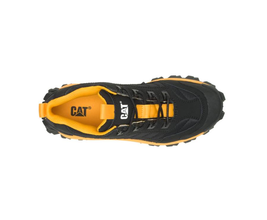 Caterpillar CAT Intruder Shoe Moški Casual Čevlji Črne Rumene | CAT-821KO