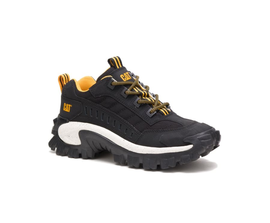 Caterpillar CAT Intruder Shoe Ženske Casual Čevlji Črne Bele | CAT-420ZL