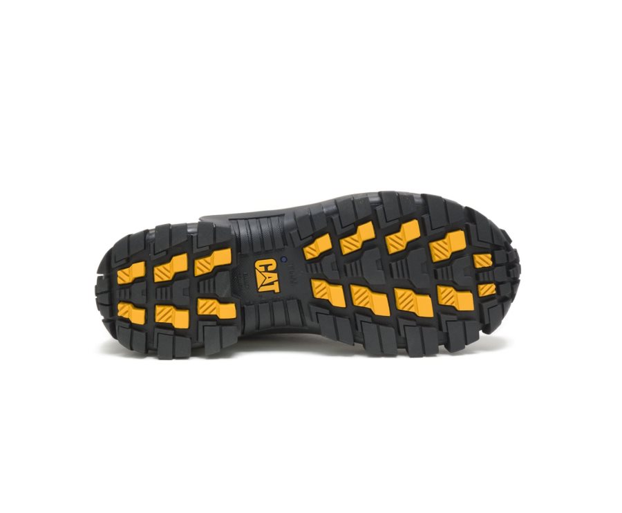 Caterpillar CAT Invader Steel Toe Moški Delovni Čevlji Črne Rjave | CAT-072LN