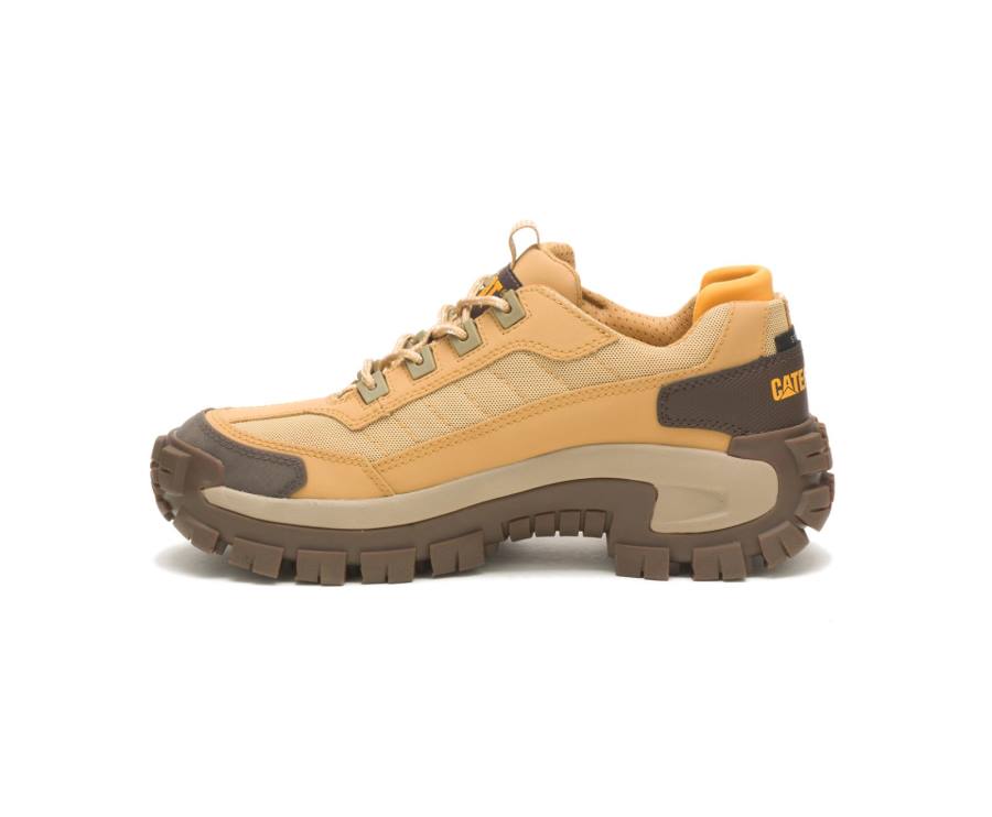 Caterpillar CAT Invader Steel Toe Moški Delovni Čevlji Rjave Rumene | CAT-807KO