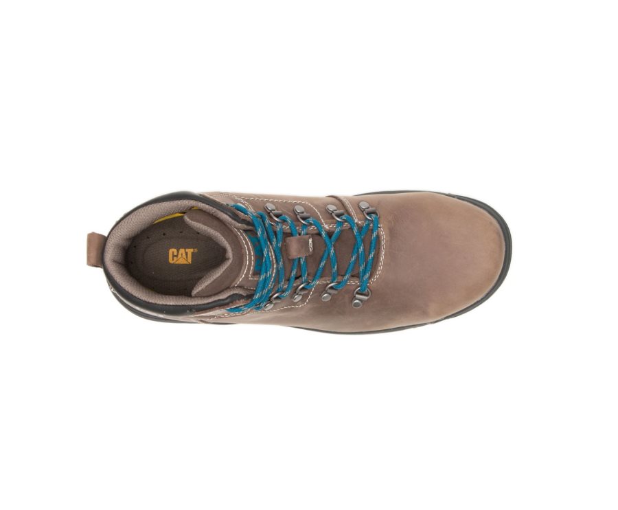 Caterpillar CAT Mae Steel Toe Waterproof Ženske Delovni Čevlji Rjave | CAT-691JX