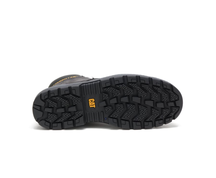 Caterpillar CAT Outbase Steel Toe Moški Delovni Čevlji Črne | CAT-057OE