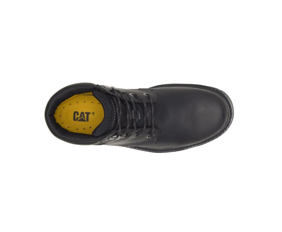 Caterpillar CAT Outbase Steel Toe Moški Delovni Čevlji Črne | CAT-057OE