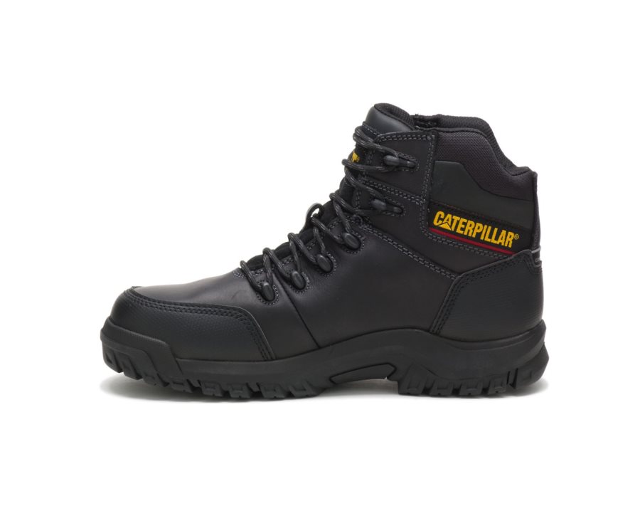 Caterpillar CAT Resorption Waterproof Composite Toe Moški Delovni Čevlji Črne | CAT-679HC