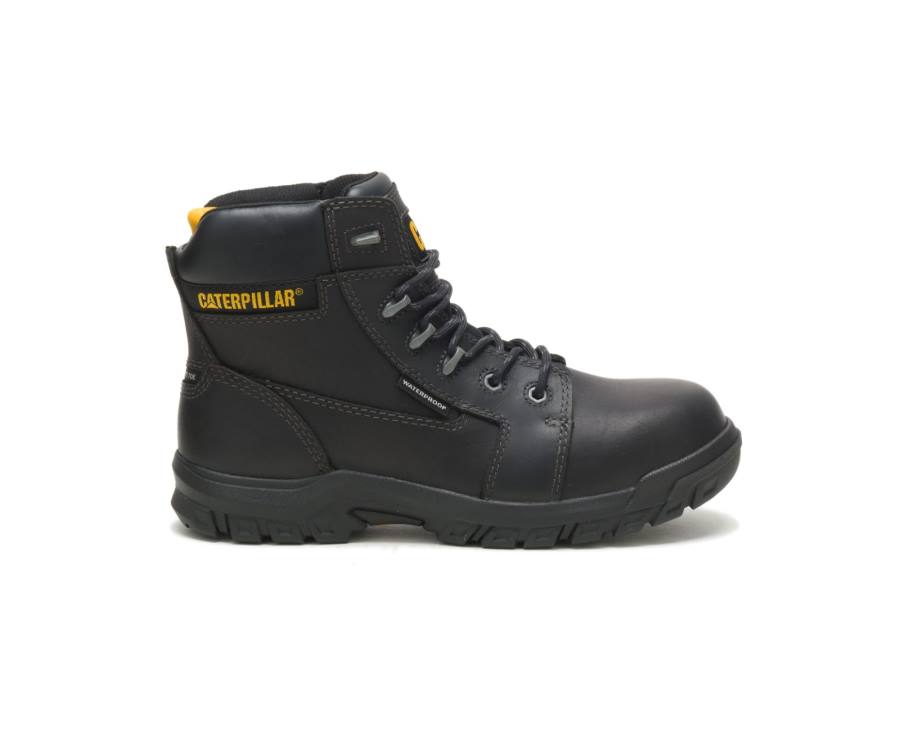 Caterpillar CAT Resorption Waterproof Composite Toe Ženske Delovni Čevlji Črne | CAT-738KO