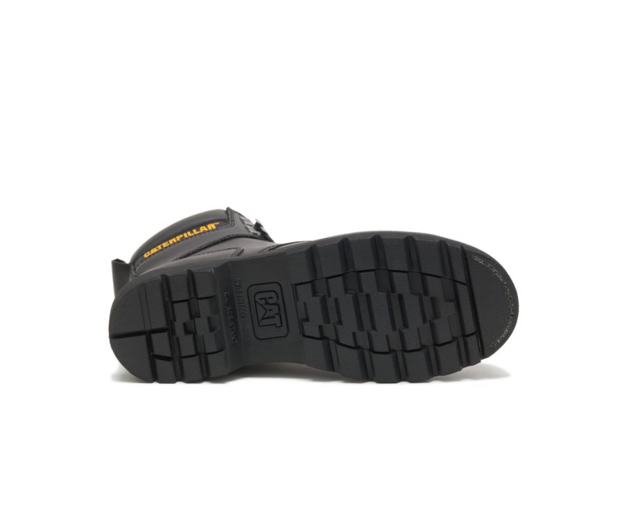 Caterpillar CAT Second Shift Steel Toe Moški Delovni Čevlji Črne | CAT-081GM