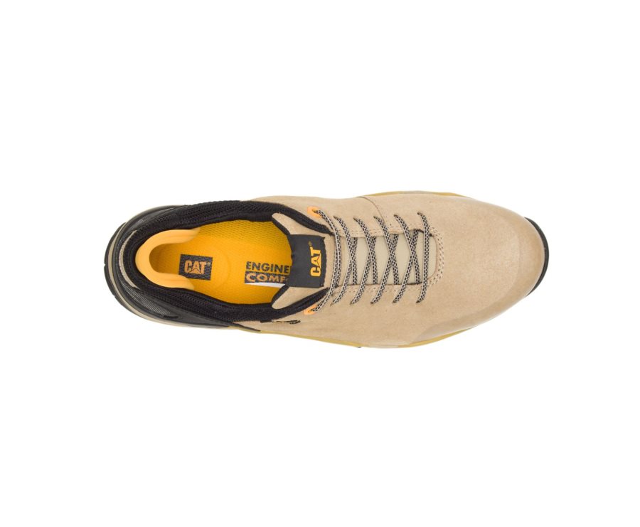 Caterpillar CAT Sprint Suede Alloy Toe Moški Superge Rjave Črne | CAT-718JH