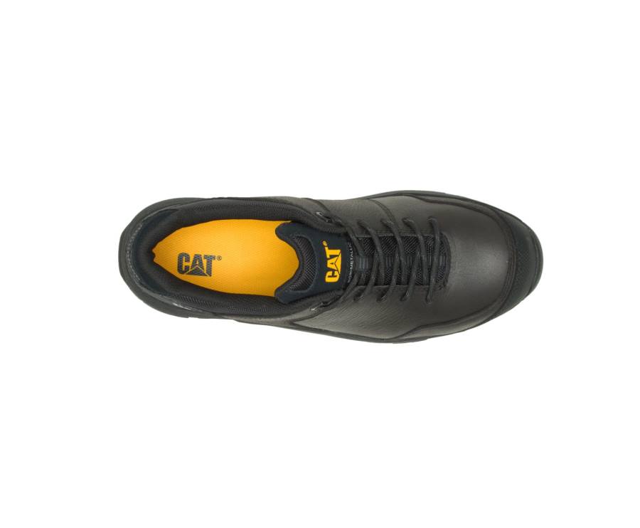 Caterpillar CAT Streamline 2.0 Usnje Composite Toe Moški Delovni Čevlji Črne | CAT-814KO