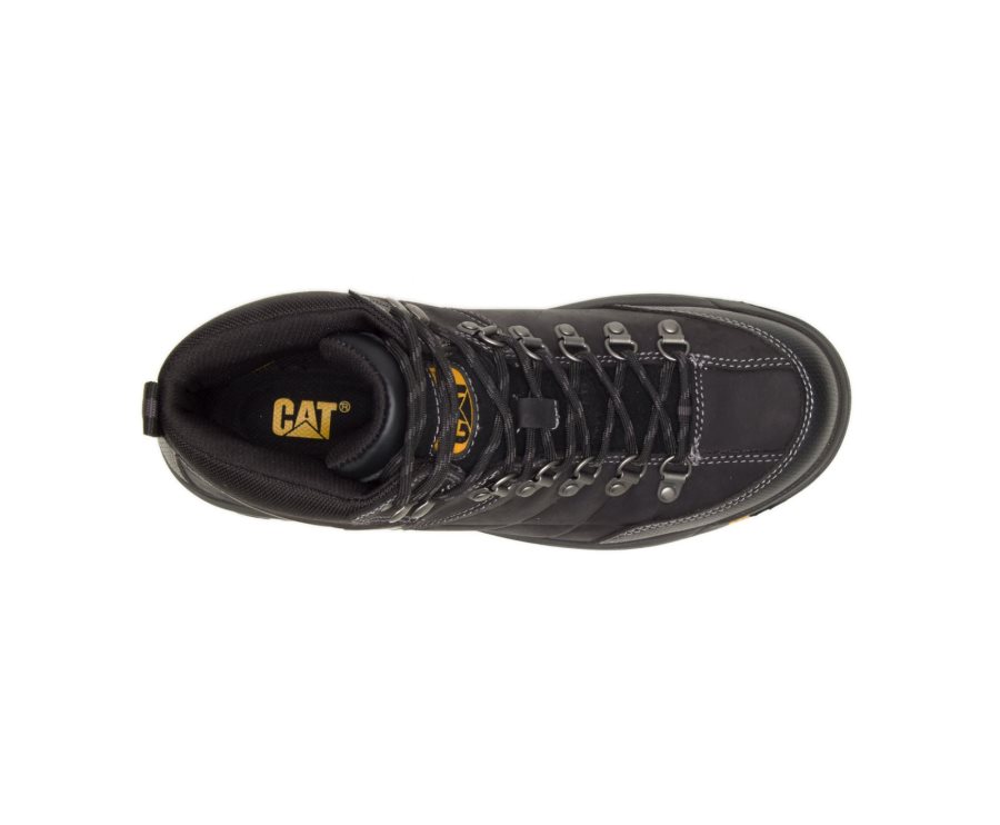 Caterpillar CAT Threshold Waterproof Moški Delovni Čevlji Črne | CAT-428TU