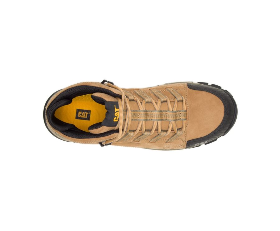 Caterpillar CAT Utilize Waterproof Alloy Toe Moški Delovni Čevlji Rjave | CAT-394KC